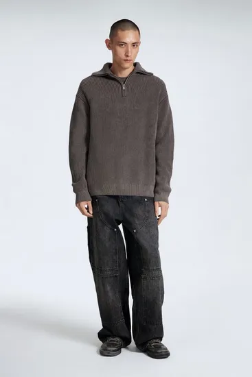 OEM ODM Custom Designer Autumn Winter Men Knitted Clothing High Quality Man Cotton Blend Sweater Pull